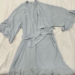 Bridesmaid getting ready robe